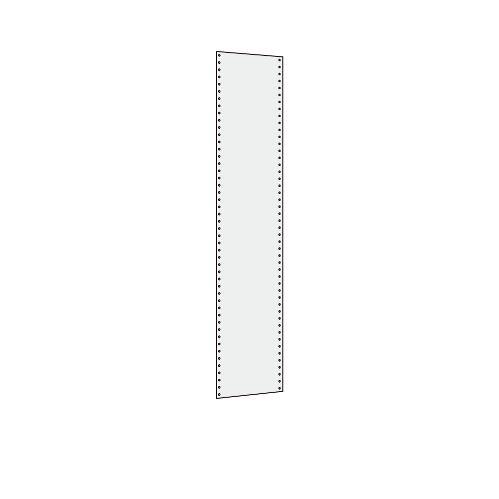 MK中軽量 200kg/段 パネル:側面(片面) 高さ2400×奥行300mm用の商品情報